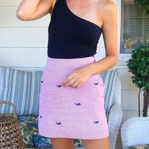 Seersucker Whale Skirt